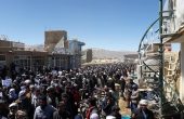 اعتراض باشندگان غور به کشته شد چهار فرد ملکی از سوی طالبان