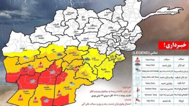 سیلاب و بارندگی شدید؛هشدار برای برخی ولایتها صادر شد