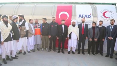 راه آهن خواف - هرات؛ محموله 1300 تنی کمکهای ترکیه وارد افغانستان شد