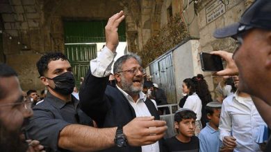 بنگویر با ادعای مالکیت مسجدالاقصی نمازگزاران فلسطینی را تهدید کرد